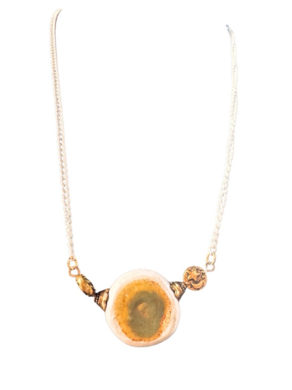 $5 Flash Sale. Hand Crafted Ceramic Necklace NWT